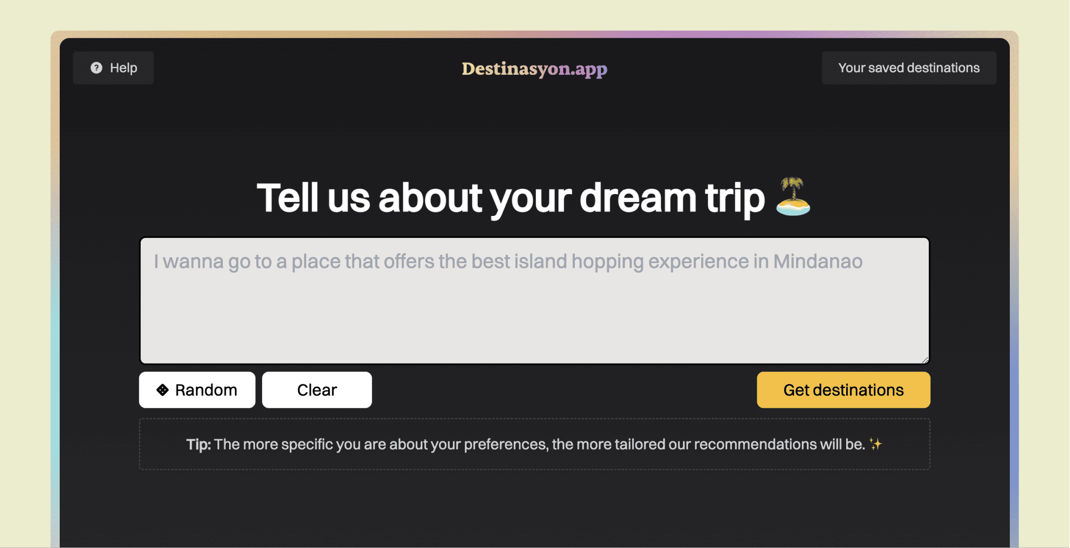 Destinasyon